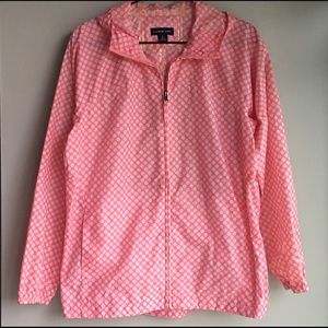 LAND’S END girl’s shell rain jacket